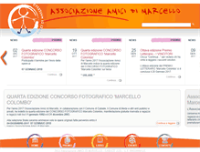 Tablet Screenshot of amicidimarcello.org